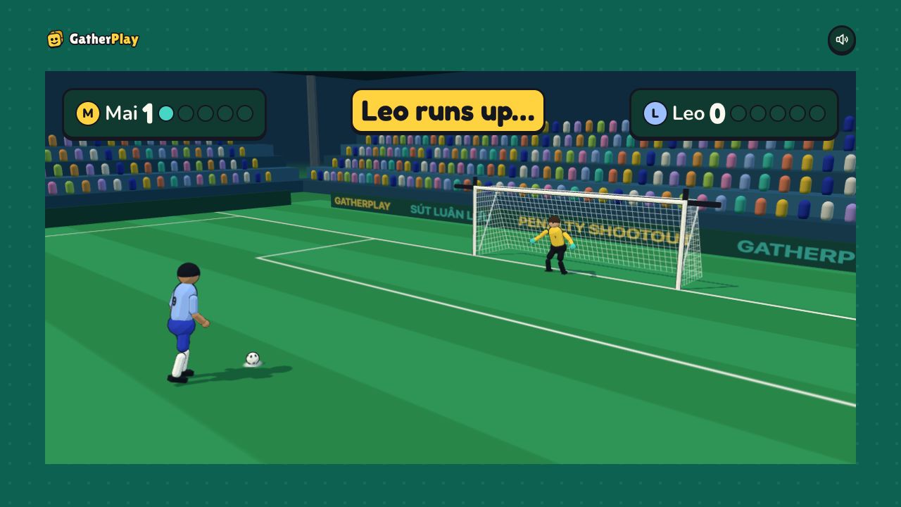 Penalty Shootout on the shared screen
